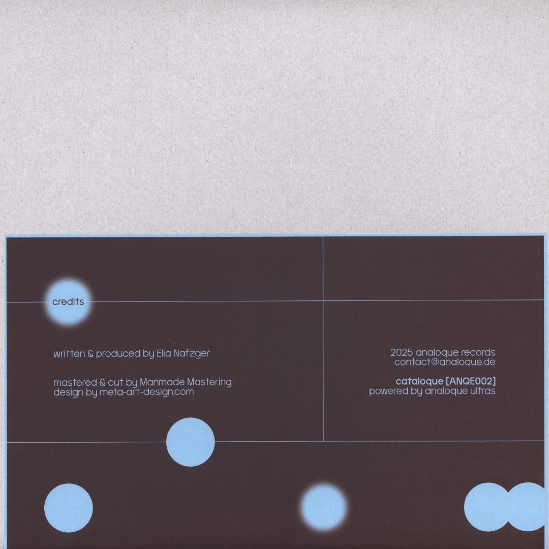 Elia Nafzger - Last Chance EP [Analoque] ANQE002