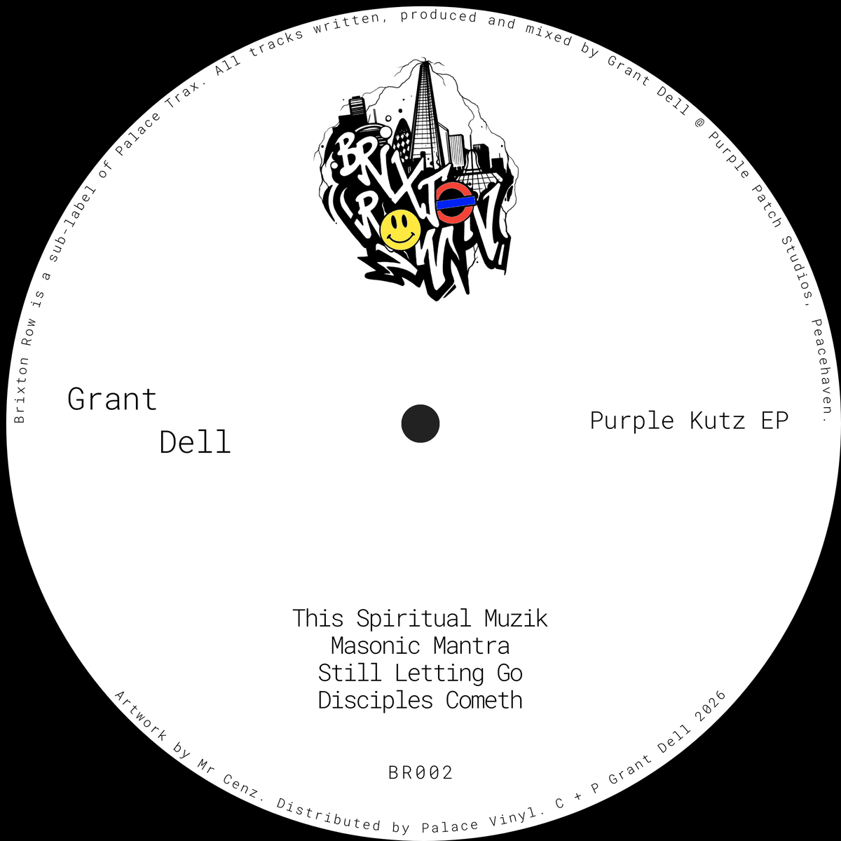 PRE-ORDER: Grant Dell - Purple Kutz EP [Brixton Row] BR002