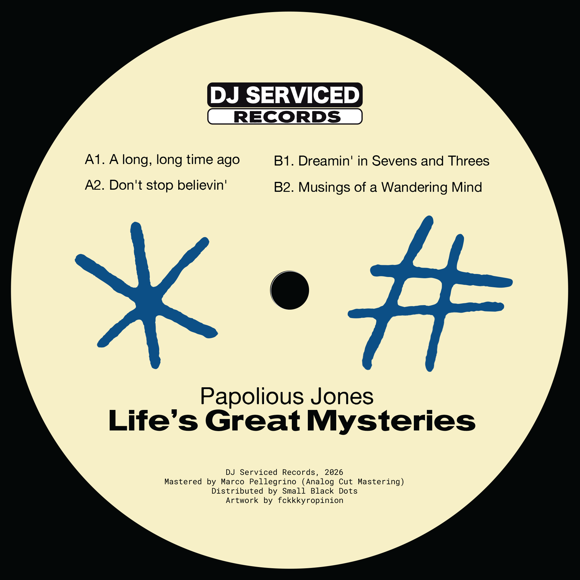 Papolious Jones - Life’s Great Mysteries EP [DJ Serviced Records] DJS002