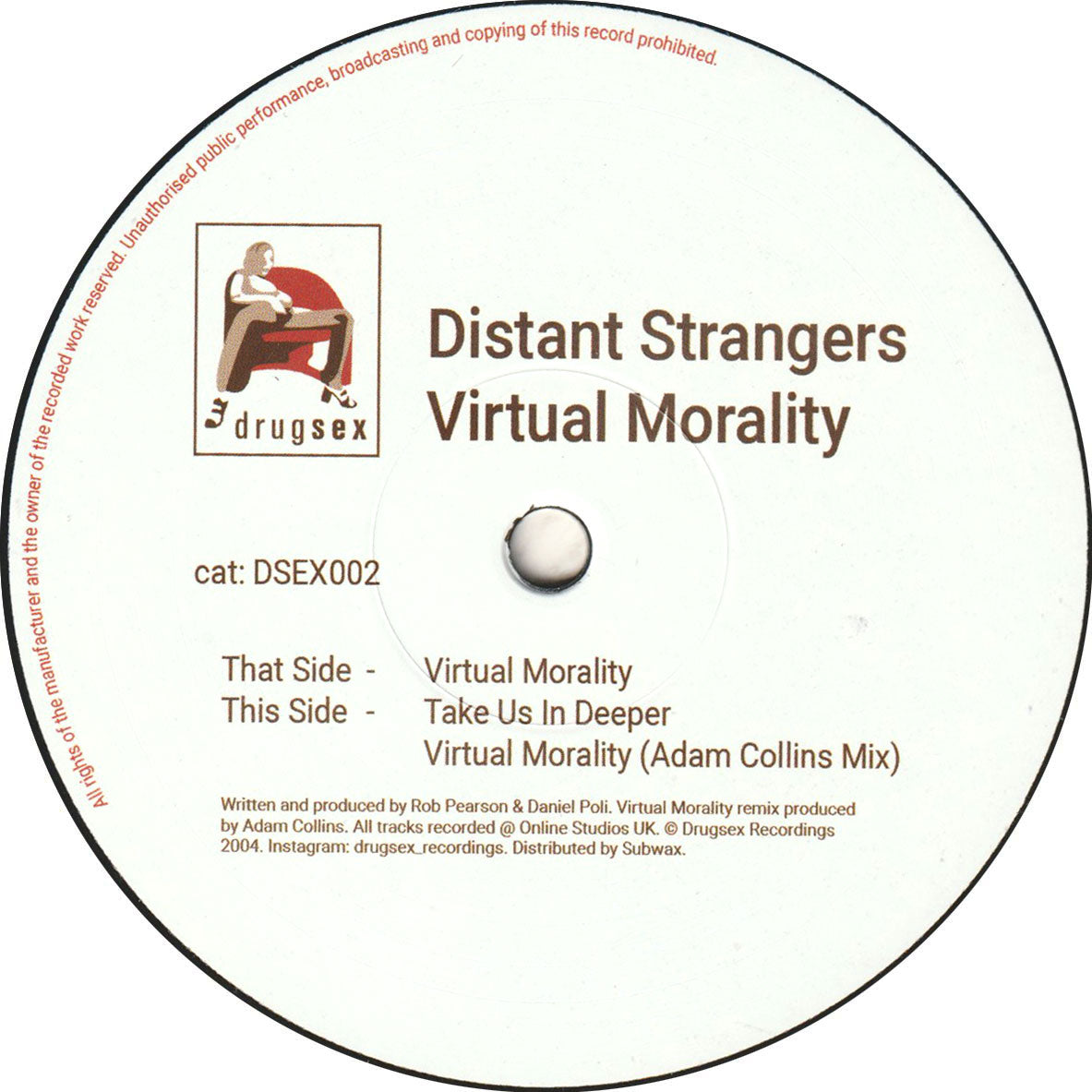Distant Strangers - Virtual Morality EP [Drug Sex] DSEX002