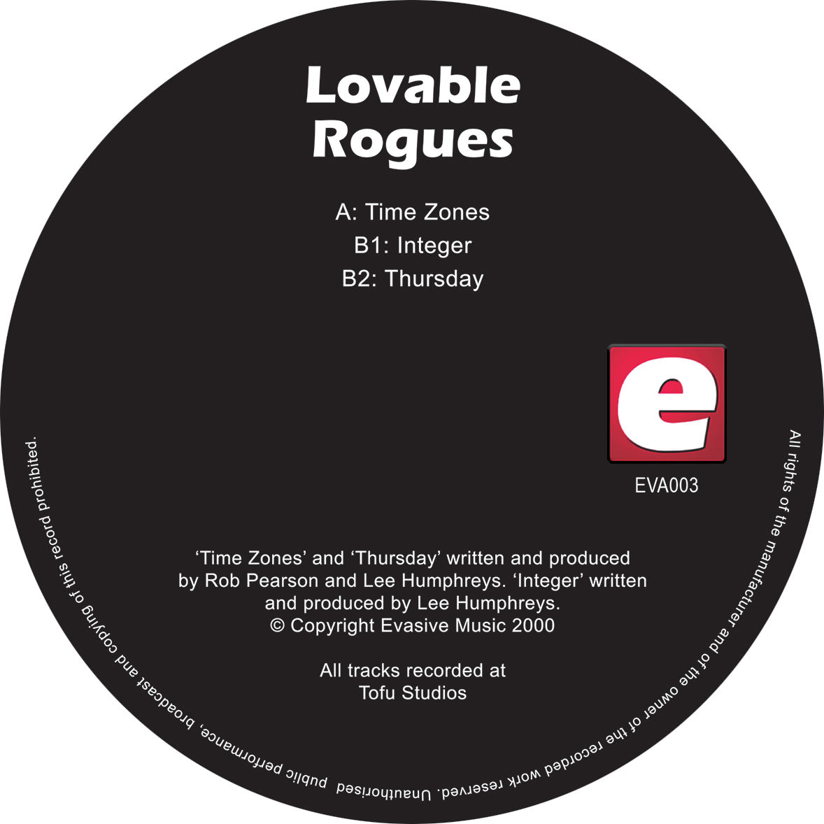 Lovable Rogues – Integer [Evasive Records] EVA003
