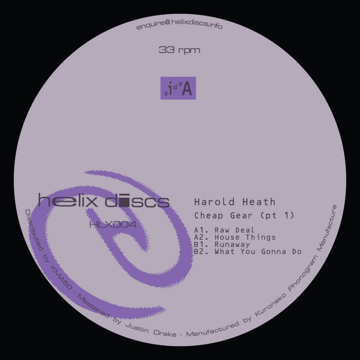 Harold Heath – Cheap Gear (Part 1) [Helix Discs] HLX004