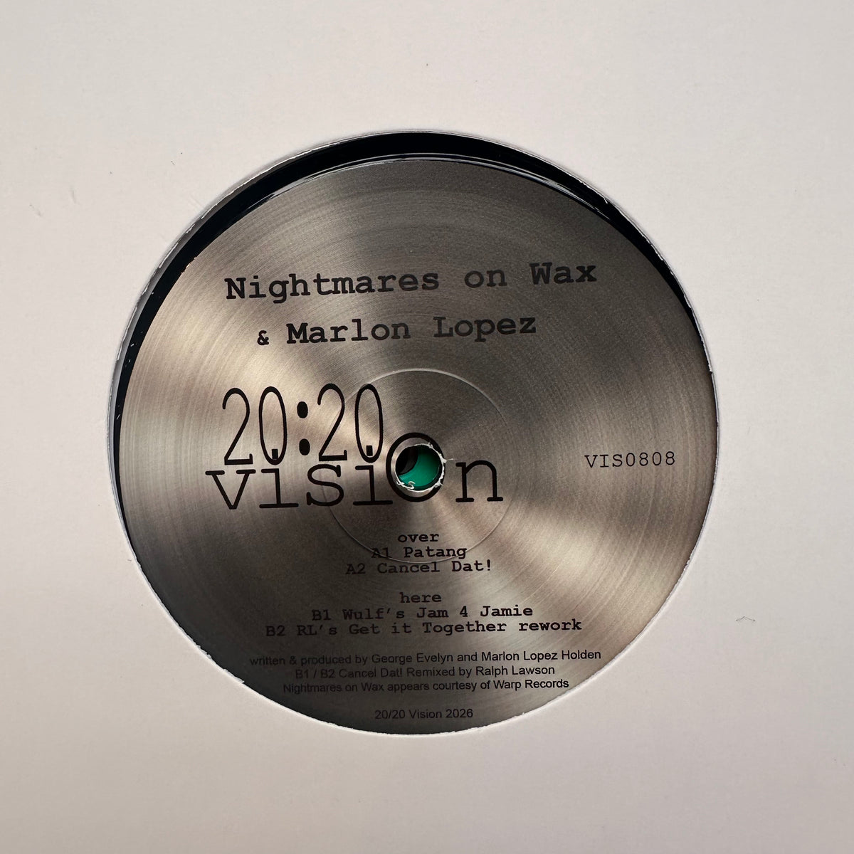NIGHTMARES ON WAX / MARLON LOPEZ - Patang [ 20/20 Vision] VIS 0808