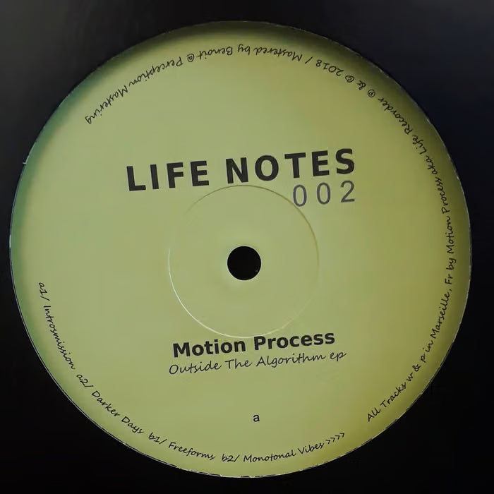 Motion Process – Outside The Algorithm [Life Notes Recordings] LN002