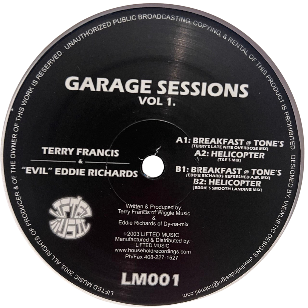 Terry Francis & Eddie Richards - Garage Sessions Vol. 1 [Lifted Music] LM001