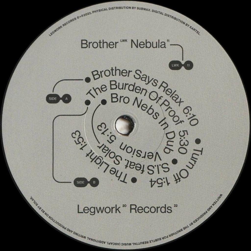 Brother Nedbula - Brother Says Relax [Legwork] LWK11