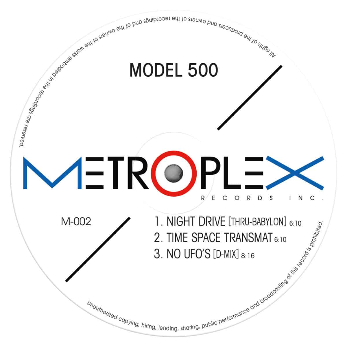 Model 500 – Night Drive (Thru-Babylon) [Metroplex] M-002