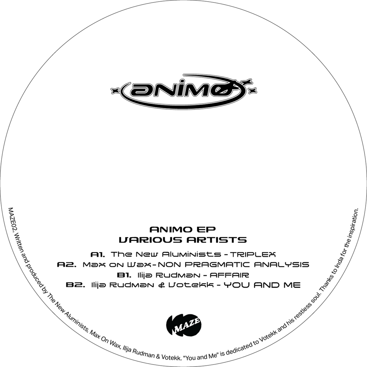 Various - Animo EP [Maze] MAZE02