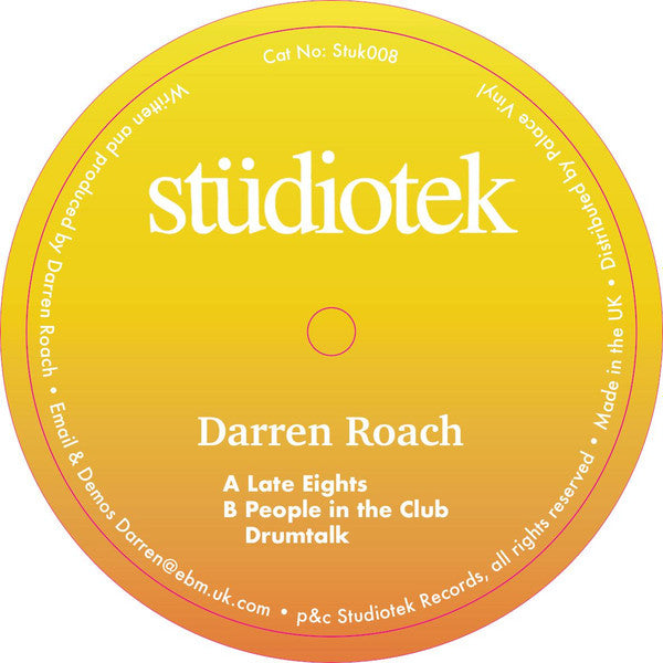 (Pre-order) Darren Roach - STUK008 [Studiotek]