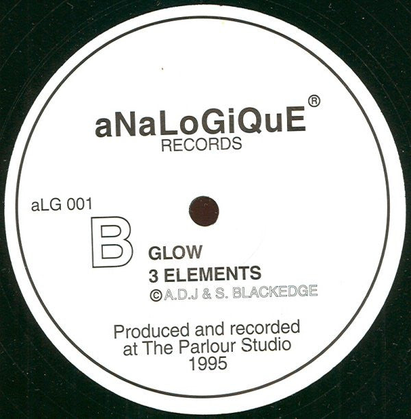 3 Elements - First Thought / Glow [Analogique] aLG 001