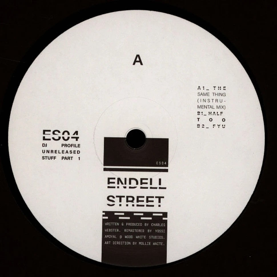 DJ Profile aka Charles Webster - Unreleased Stuff pt. 1 [Endell Street] ES04