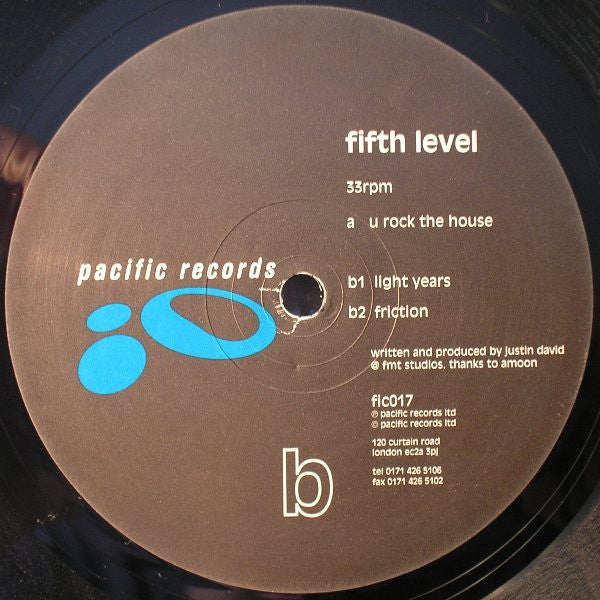 Fifth Level – U Rock The House [Pacific Records] fic017