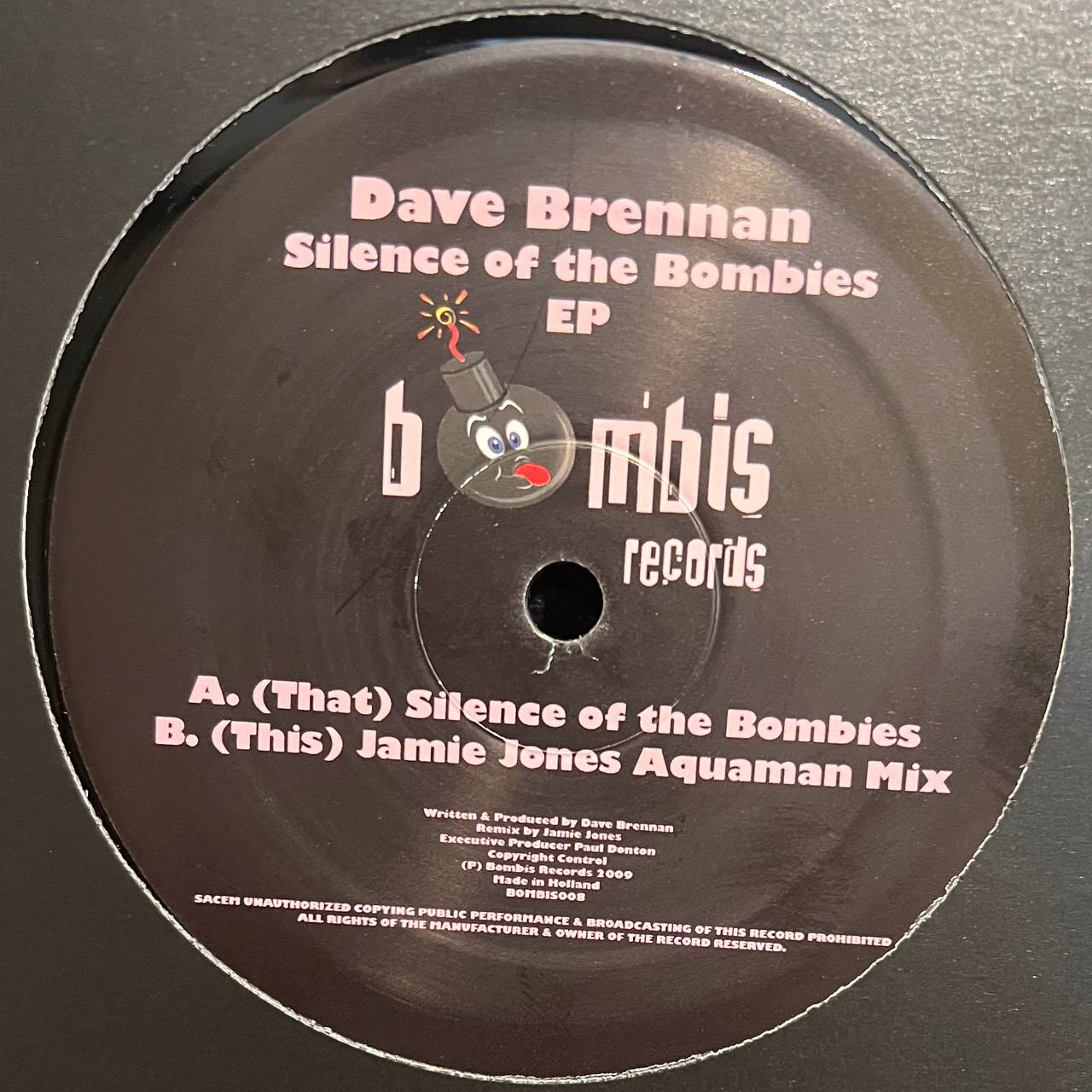 Dave Brennan – Silence Of The Bombies EP [Bombis] BOMBIS008