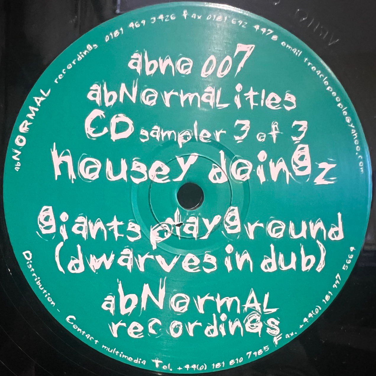 Various - Abnormalities [Abnormal Recordings] ABNO007