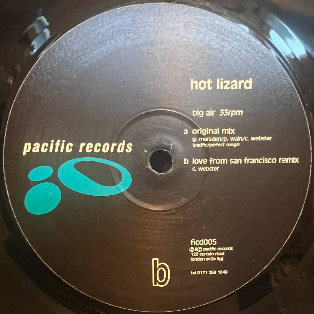 Hot Lizard - Big Air LP [Pacific] ficd005