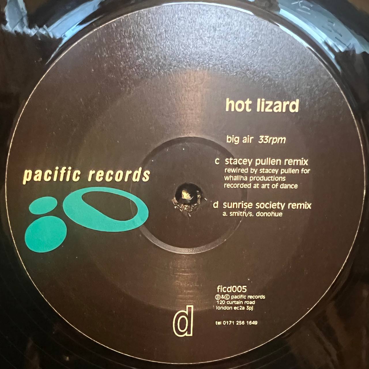 Hot Lizard - Big Air LP [Pacific] ficd005