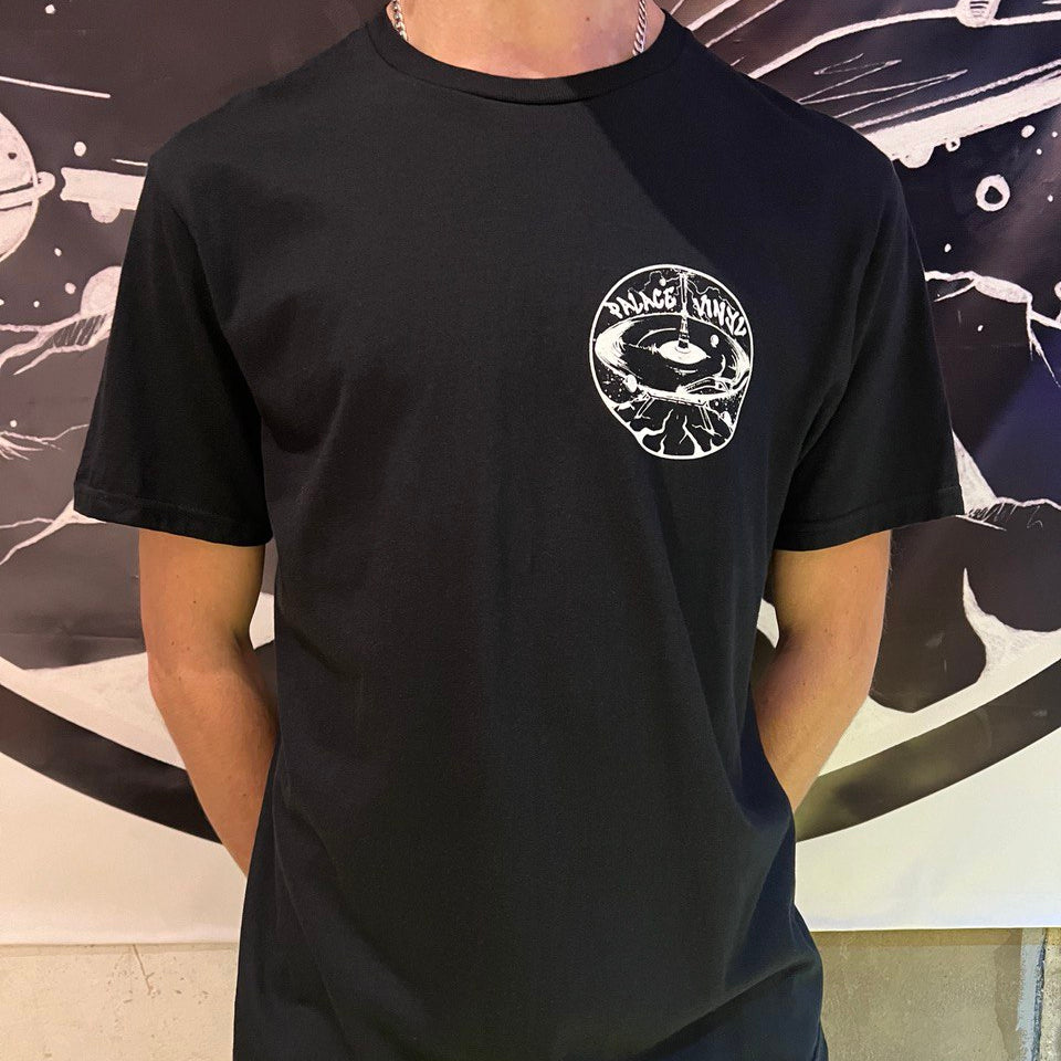 PV T-Shirt [white on black with double logo]