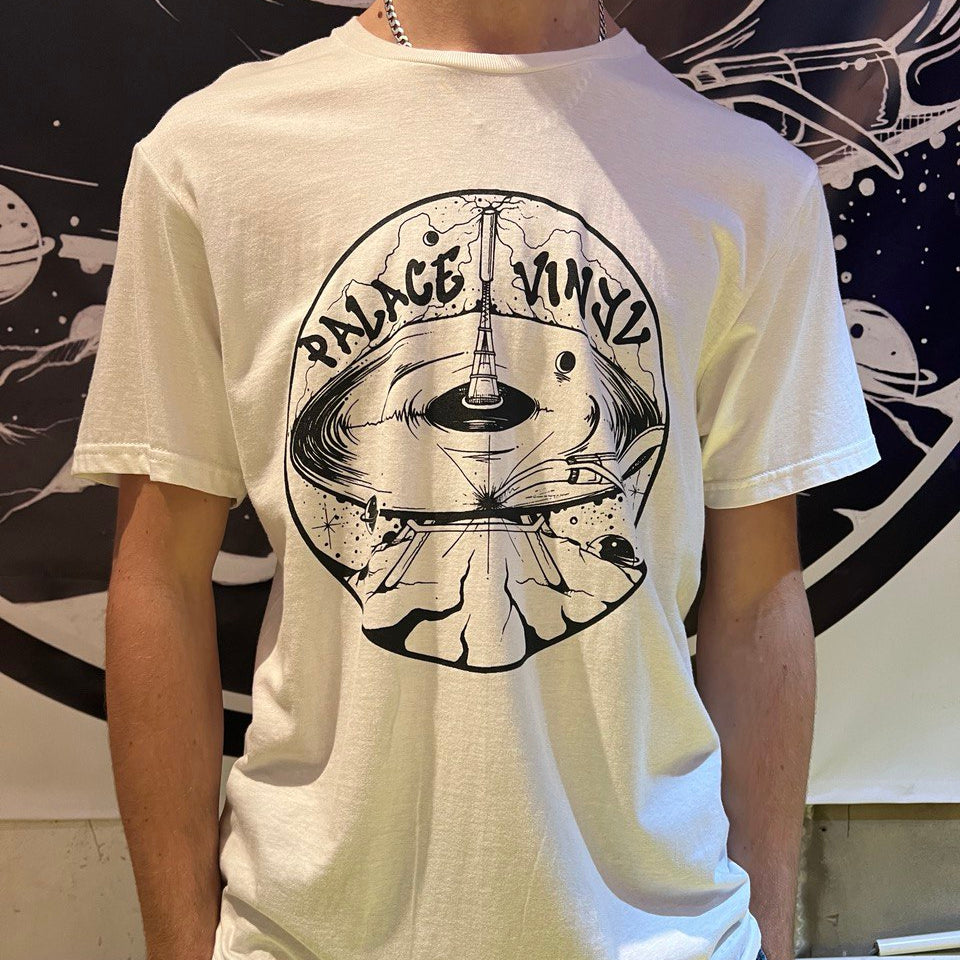 PV T-Shirt [black on white with single logo]