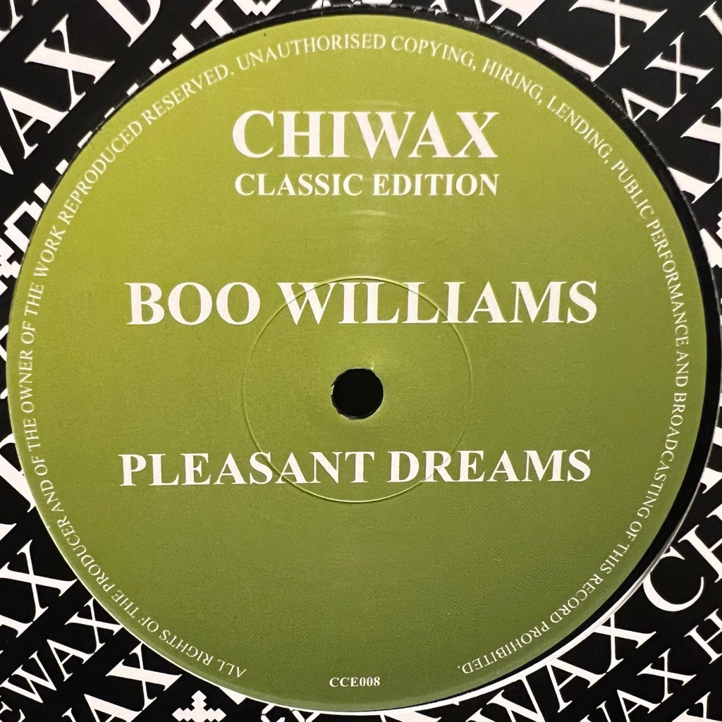 Boo Williams - Pleasant Dreams [CCE008] Chiwax