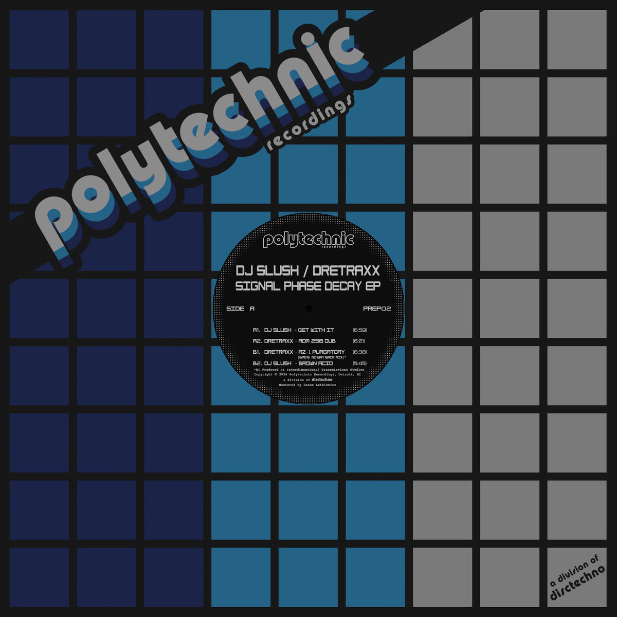 DJ Slush / Dretraxx – Signal Phase Decay [Polytechnic Recordings] PREP02