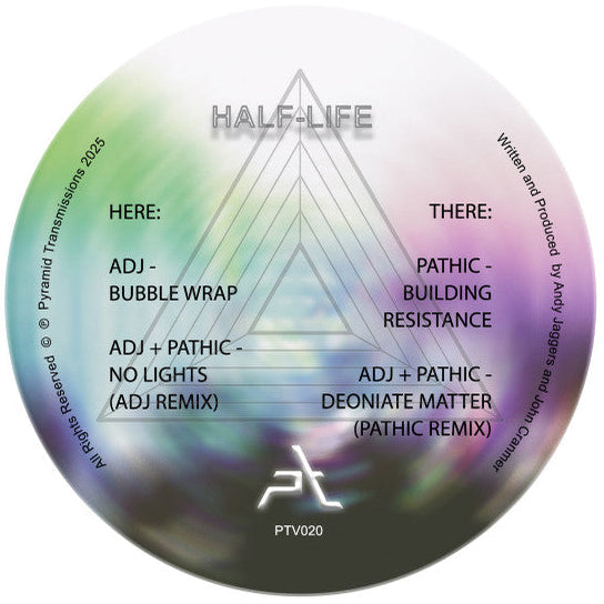 ADJ + Pathic – Half-Life [Pyramid Transmissions] PTV020