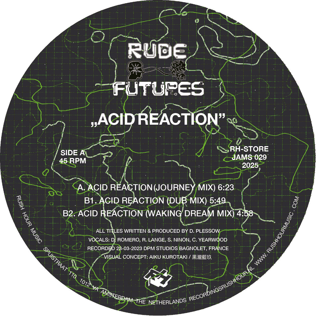 Rude Futures – Acid Reaction [Rush Hour Store Jams] RH-STORE JAMS 029