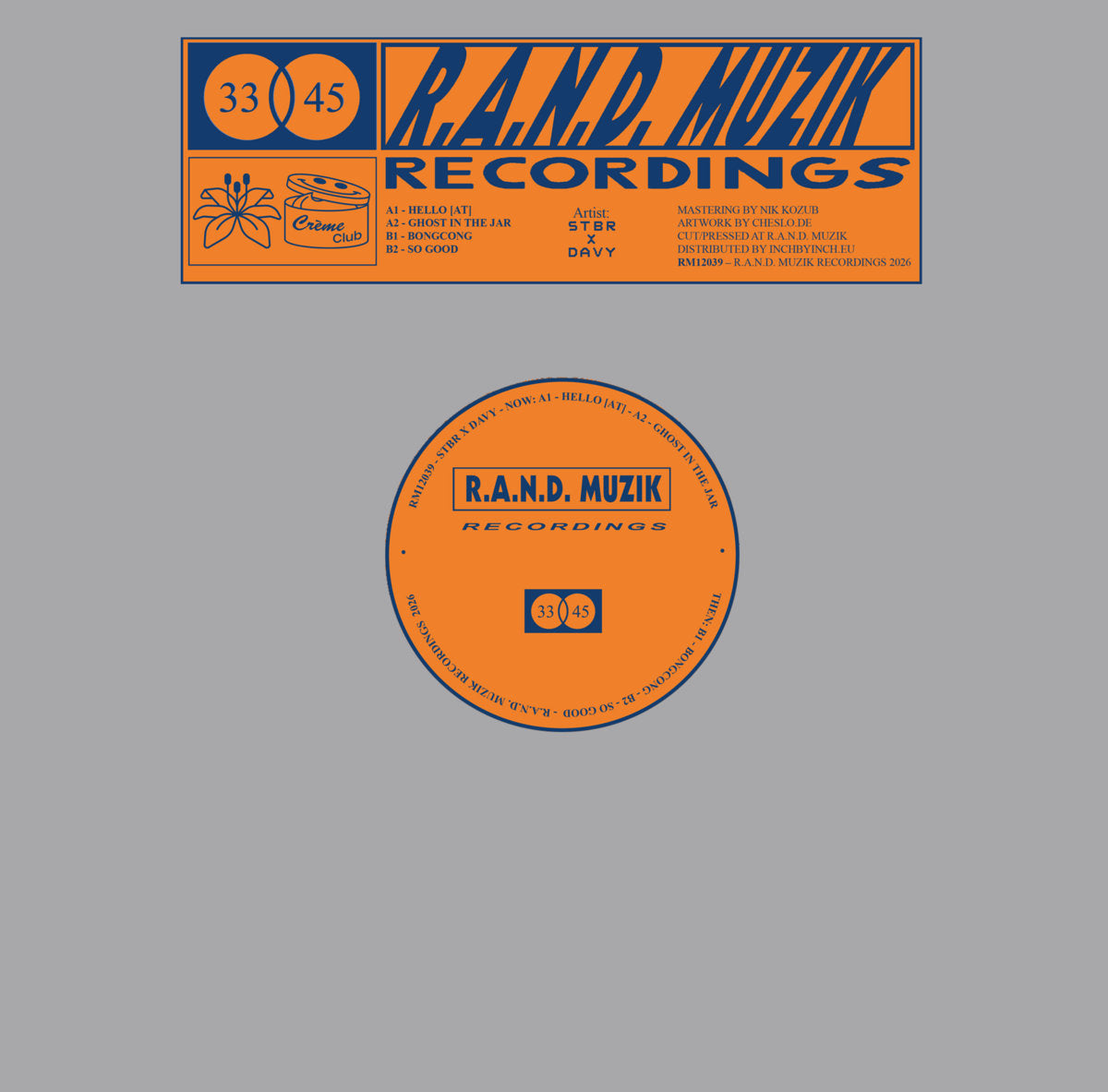 Stbr X Davy – RM12039 [R.A.N.D. Muzik Recordings] RM12039