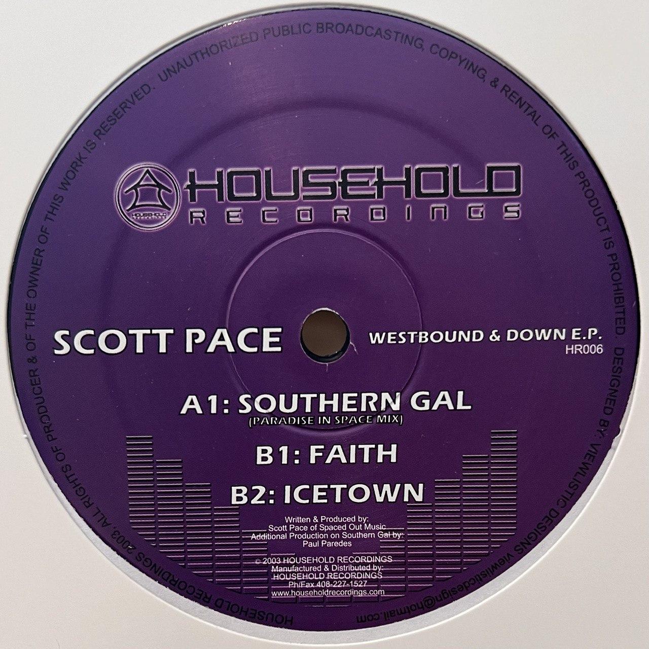 Scott Pace – Westbound & Down EP [Household] HR006 