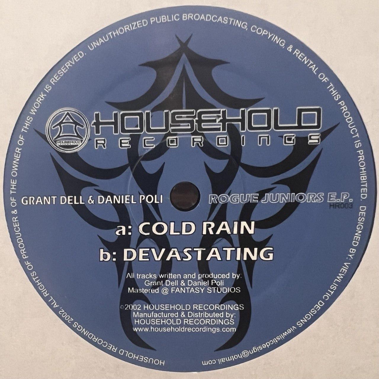 Grant Dell & Daniel Poli - Rogue Juniors EP [Household] HR003 